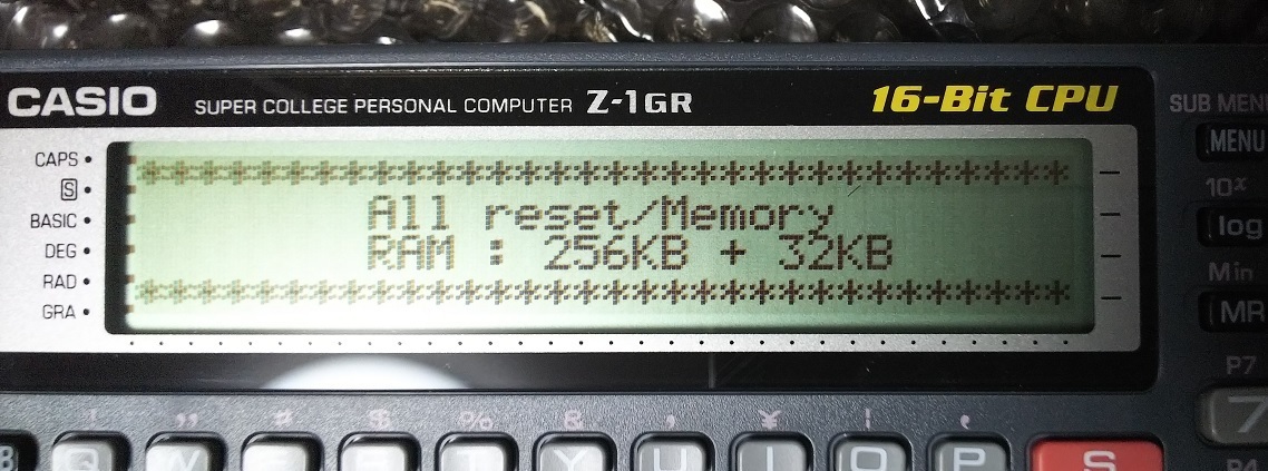 FX-890P / Z-1(GR,GRA)のメモリを256KB+32KBにする: てきとうなぶろぐ